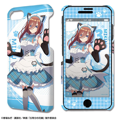『映画 五等分の花嫁』デザジャケット iPhone SE(第2世代)/8/7/6/6s ケース&保護シート デザイン03 (中野三玖)【描き下ろし】